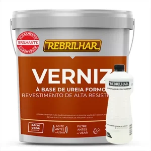 Rebrilhar Verniz a base de ureia e formol brilhante p/ madeira com catalizador