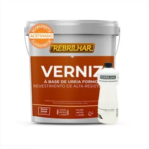 Rebrilhar verniz de ureia e formol acetinado para madeira com catalizador